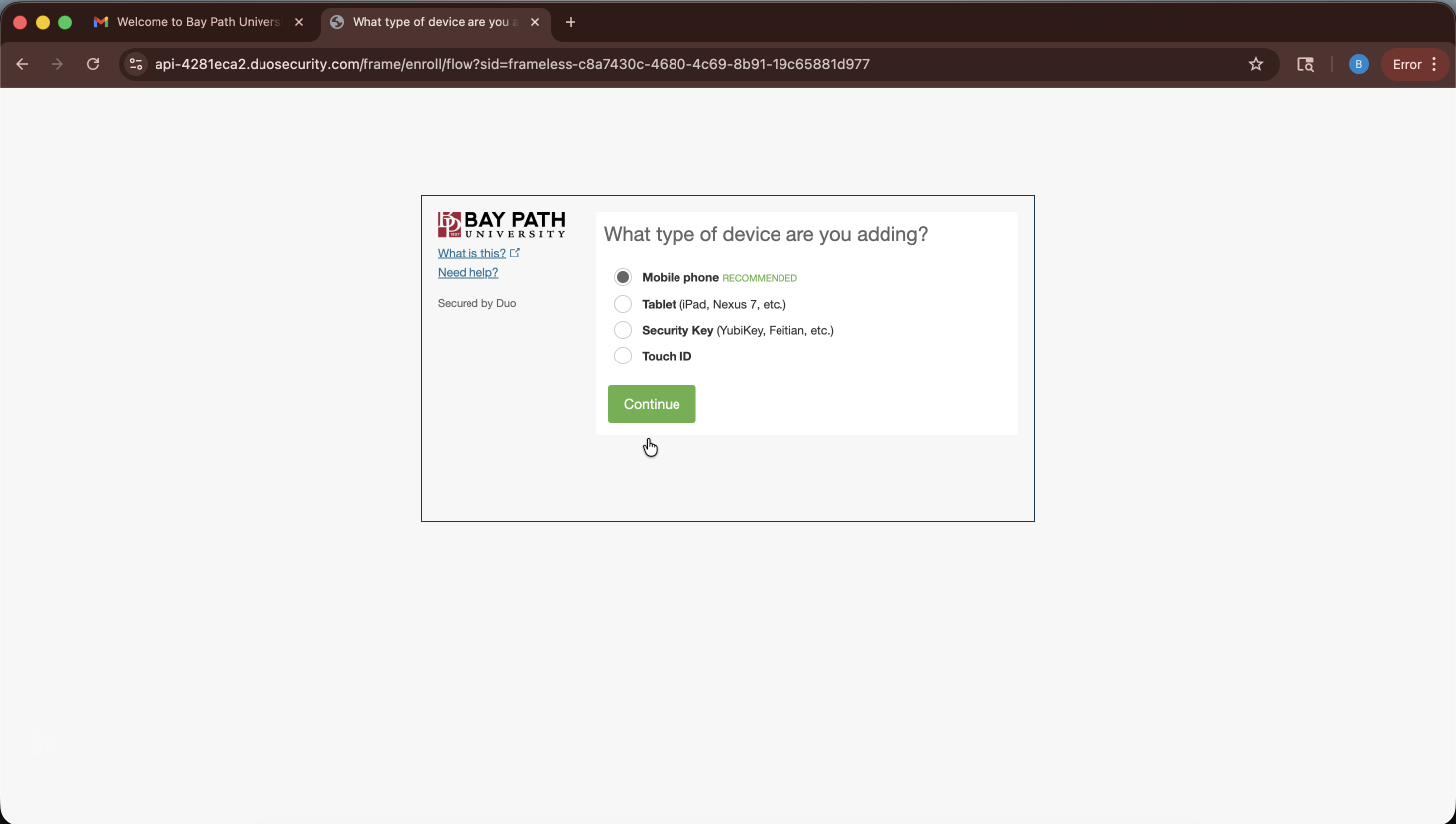 Snapshot - enrolling in duo (0 08.04).png